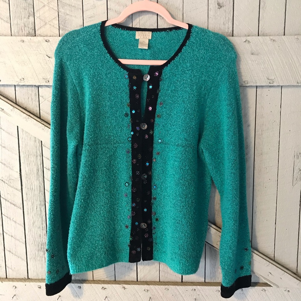 Sigrid Olsen Sport Sequined Sweater